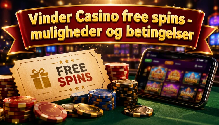 Vinder Casino free spins - muligheder og betingelser