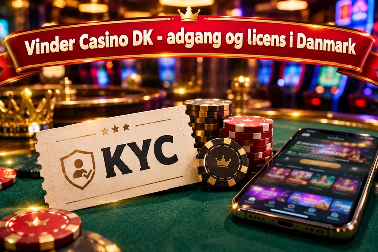 Vinder Casino DK - adgang og licens i Danmark